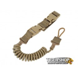 PISTOL LANYARD CON HEBILLA TAN